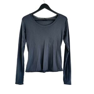 Crea Concept Double Mesh Long Sleeve Charcoal Grey Size Small